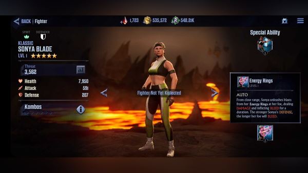 Классическую Соню Блейд добавили в мобильную Mortal Kombat
